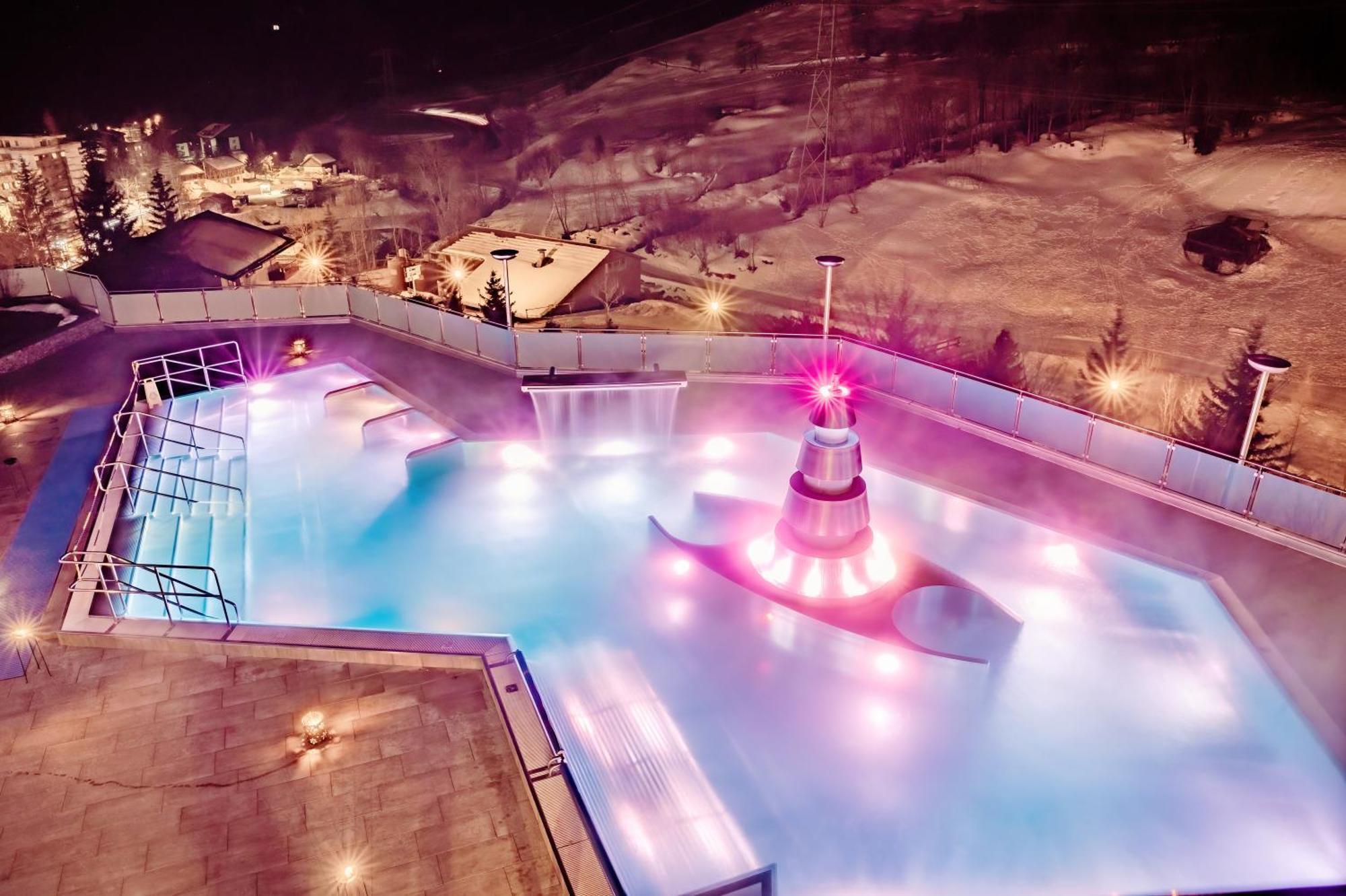 Hotel Alpenblick-Leukerbad-Therme Exterior foto